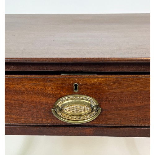 330 - WRITING TABLE, 72cm H x 81cm W x 50cm D, George III mahogany, circa 1780, with frieze drawer.