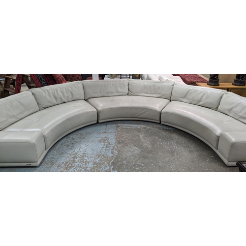 413 - ROCHE BOBOIS SOLSTICE SOFA, by Philippe Bouix, 430cm W.