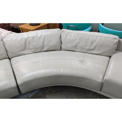 413 - ROCHE BOBOIS SOLSTICE SOFA, by Philippe Bouix, 430cm W.