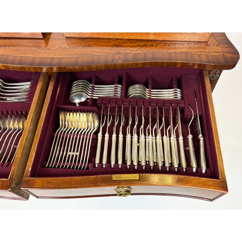 32 - CANTEEN OF CUTLERY, comprising 48 forks, 46 knives, 23 dessert spoons, 24 fish knives and forks and ... 