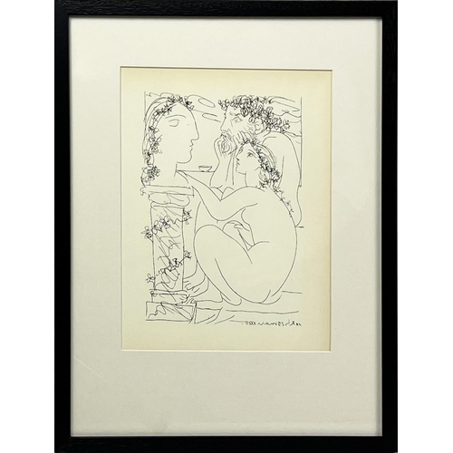 149 - PABLO PICASSO, 'Vollard suite 1930-7', a set of six lithographs, 27cm x 20cm, framed. (6)