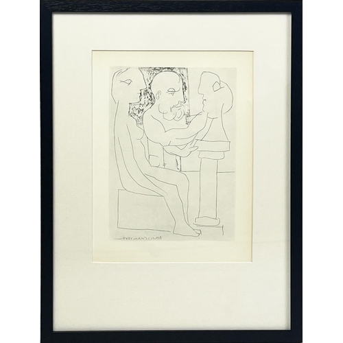 149 - PABLO PICASSO, 'Vollard suite 1930-7', a set of six lithographs, 27cm x 20cm, framed. (6)