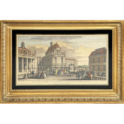 49 - JACQUES RIGAUD (French 1681-1734) 'Vue de L'Hotel de ville de Paris', and Vue particuliere de La Cha... 