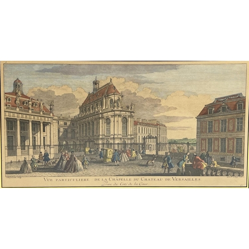 49 - JACQUES RIGAUD (French 1681-1734) 'Vue de L'Hotel de ville de Paris', and Vue particuliere de La Cha... 