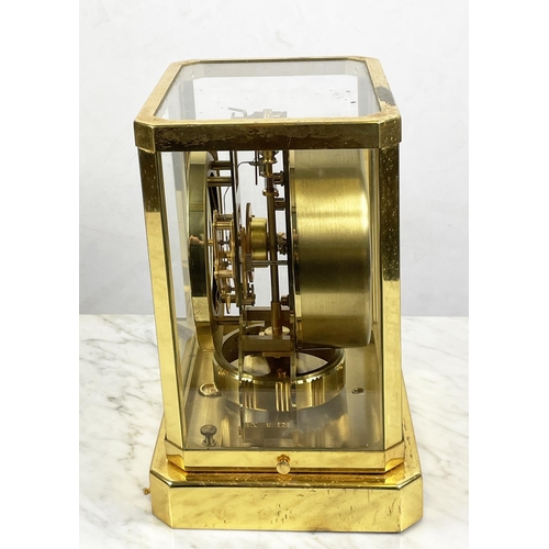 20A - JAEGER LE COULTRE ATMOS CLOCK, mid 20th century serial number 173430, 23cm H x 21cm x 16cm diam.