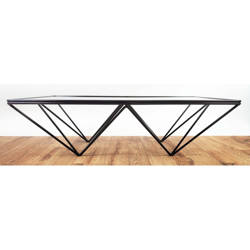 495 - AFTER PAOLO PIVA AVANDA STYLE TABLE, 30cm H x 100cm W x 54cm D.