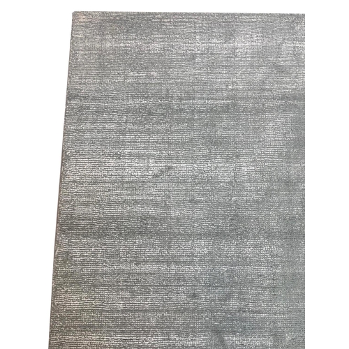 101 - CONTEMPORARY BAMBOO SILK AND WOOL CARPET, 307cm x 244cm.