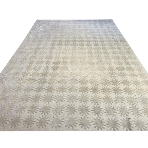 111 - MARTHA STEWART CONTEMPORARY CARPET, 410cm x 292cm, Constellation/Milky way, wool, silk and linen.