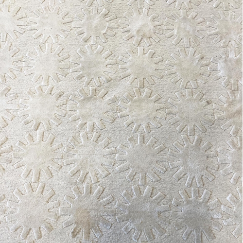 111 - MARTHA STEWART CONTEMPORARY CARPET, 410cm x 292cm, Constellation/Milky way, wool, silk and linen.