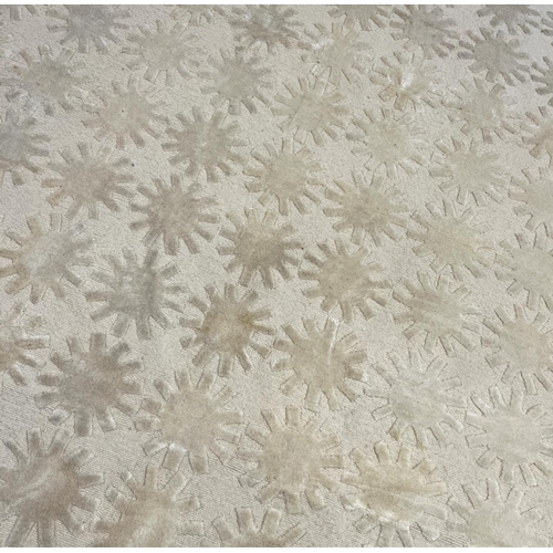 111 - MARTHA STEWART CONTEMPORARY CARPET, 410cm x 292cm, Constellation/Milky way, wool, silk and linen.