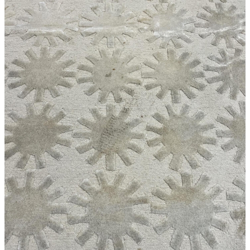 111 - MARTHA STEWART CONTEMPORARY CARPET, 410cm x 292cm, Constellation/Milky way, wool, silk and linen.