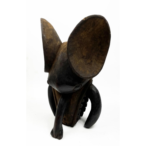 14 - ELEPHANT MASK (Cameroon), 53cm H.