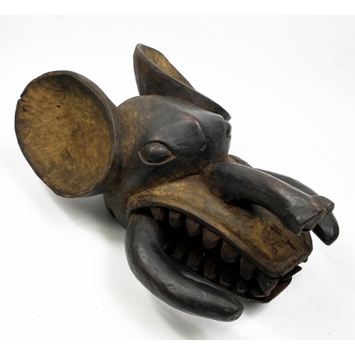 14 - ELEPHANT MASK (Cameroon), 53cm H.