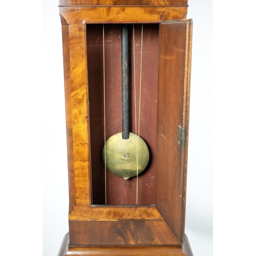 160 - LONGCASE CLOCK, 50cm x 23cm x 225cm H, second quarter 19th century mahogany, by Richard Passmore of ... 