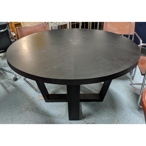 309 - DINING TABLE, contemporary design, 135cm x 74.5cm.