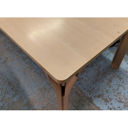 319 - DINING TABLE, contemporary Italian style design, 240cm x 90cm x 73.5cm.