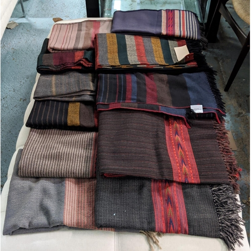 420 - NILA PARMAR DESIGNS THROWS, a collection of eleven, various designs. (11)