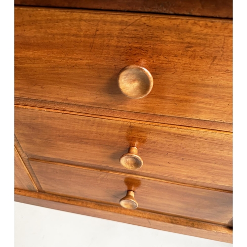 426 - GORDON RUSSELL SIDEBOARD, 1970s walnut with three drawers flanked by panelled doors stamped 'Russell... 