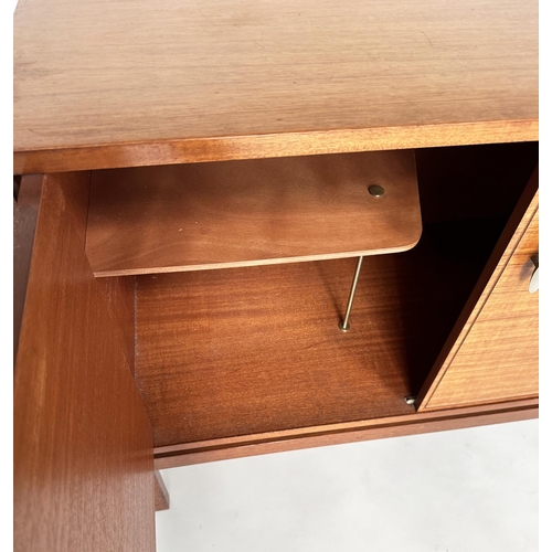 443 - GREAVES AND THOMAS SIDEBOARD, 1970s teak with four drawers and two doors on stile supports, 176cm W ... 