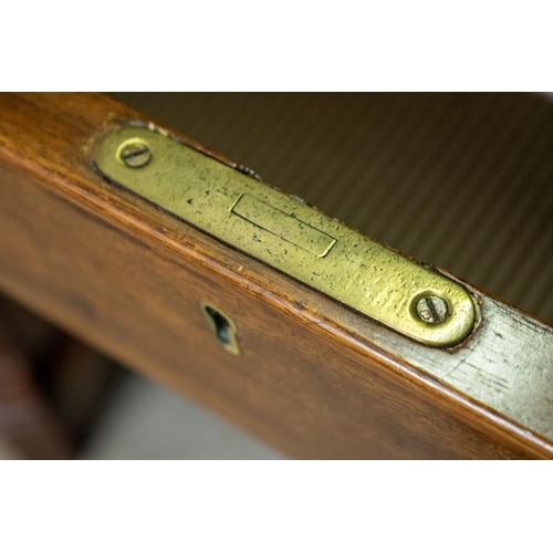 478 - PEDESTAL DESK, 74cm H x 122cm x 58cm, Victorian mahogany with green leather top above nine drawers.