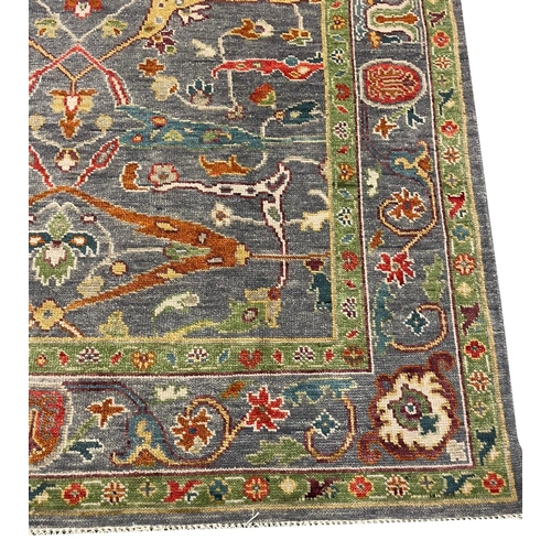 92 - FINE CONTEMPORARY GAROUS DESIGN CARPET, 278cm x 182cm.