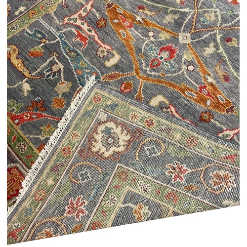 92 - FINE CONTEMPORARY GAROUS DESIGN CARPET, 278cm x 182cm.