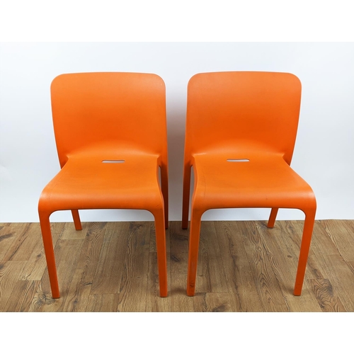 497 - ORIGIN POP CHAIRS, a set of eight, by Nick Pearson, 81cm H, 81cm H. (8)