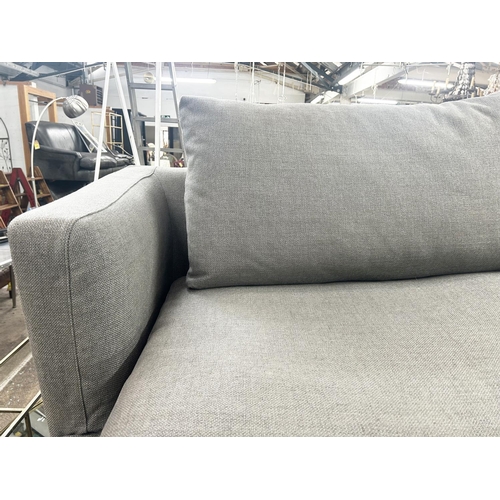 506 - CAMERICH LAZY TIME SOFA, in grey upholstery, 235cm x 100cm x 80cm H.