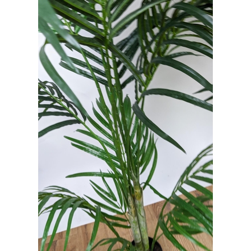 372 - FAUX PLANTS, a collection of three, each differing, 17cm H at tallest approx. (3)