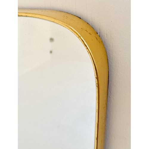 313 - WALL MIRRORS, a pair, 1960s French style, gilt frames, 120.5cm x 80.5cm. (2)