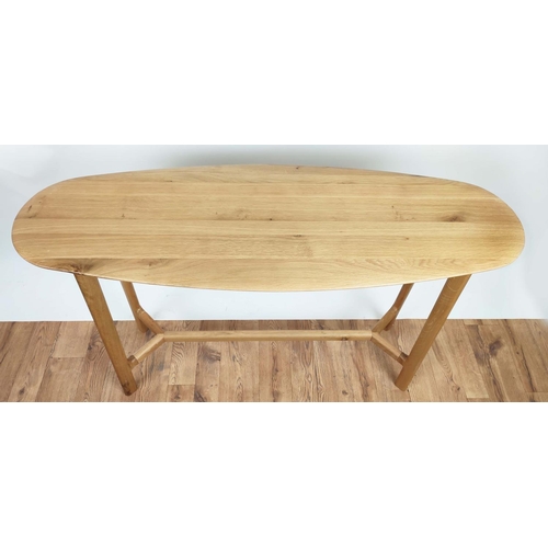 338 - CONSOLE, 1960's Danish style design, 120cm x 40cm x 80cm.