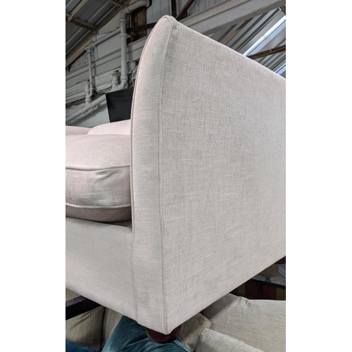 340 - SOFA, 175cm W x 98cm D x 77cm H, in a neutral upholstery fabric.