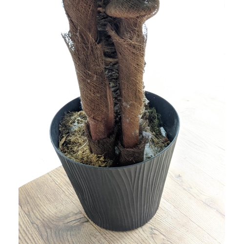 369 - FAUX PALM TREE, in pot,178cm H.