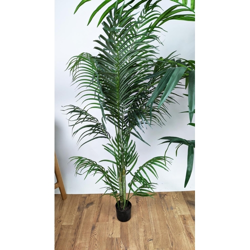 372 - FAUX PLANTS, a collection of three, each differing, 17cm H at tallest approx. (3)