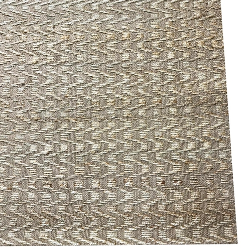 66 - NATURAL WOVEN JUTE CARPET, 300cm x 250cm.