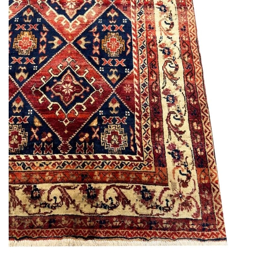 68 - VINTAGE PERSIAN KELLEH CARPET, 360cm x 175cm.