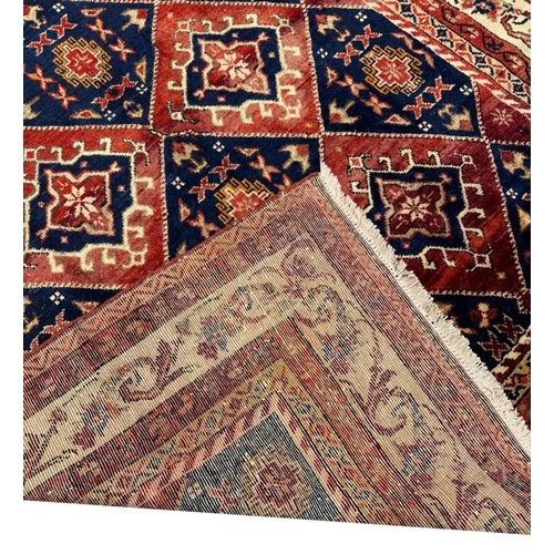 68 - VINTAGE PERSIAN KELLEH CARPET, 360cm x 175cm.