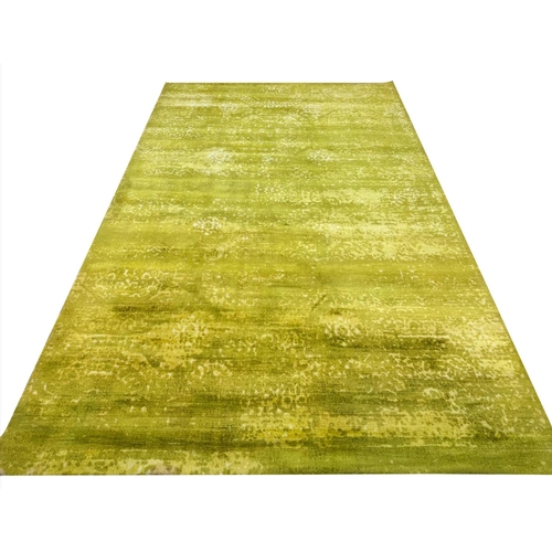 77 - CONTEMPORARY BAMBOO SILK RUG, 240cm x 147cm.