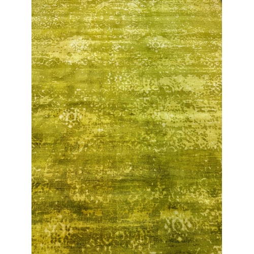 77 - CONTEMPORARY BAMBOO SILK RUG, 240cm x 147cm.