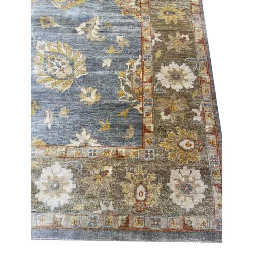 78 - TURKISH OUSHAK CARPET, 412cm x 302cm.