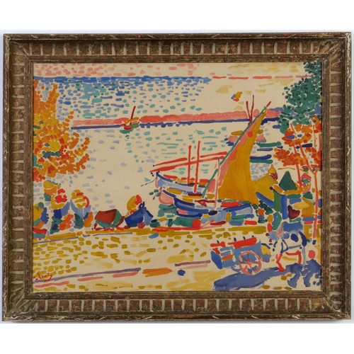 56 - ANDRE DERAIN, La porte de coullioure, signed in the plate, lithograph printed by Mourlot, French Mon... 