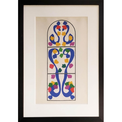 29 - HENRI MATISSE (1869-1954) 'Vigne', lithograph from cut out coliage, 34cm x 20cm, framed (published '... 