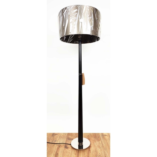 390 - FLOOR LAMP, Art Deco inspired design, with shade, 152cm H.