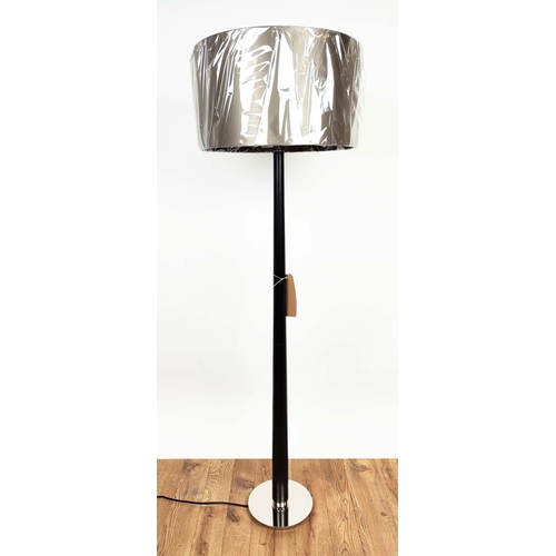 390 - FLOOR LAMP, Art Deco inspired design, with shade, 152cm H.