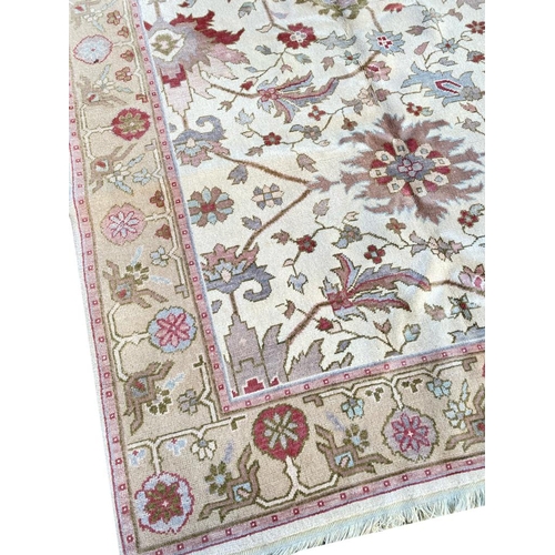 74 - TURKISH OUSHAK CARPET, 270cm x 173cm.