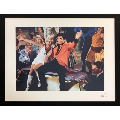 58 - ELVIS PRESLEY WITH NANCY SINATRA, Speedway framed and glazed, 'Singing, Viva la Vegas', 43cm x 53cm.