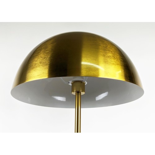 385 - VICO MAGISTRETTI INSPIRED FLOOR LAMP, gilt metal, 154cm H approx.