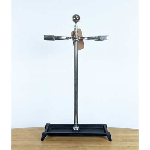 414 - STICK STAND, 71cm H, Art Deco inspired design.