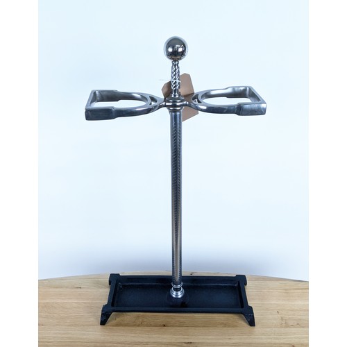 414 - STICK STAND, 71cm H, Art Deco inspired design.