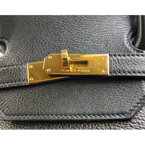 65 - HERMÈS BIRKIN 40 VEAU TOGO, gold tone hardware, top handles, color matching leather lining, one zip ... 